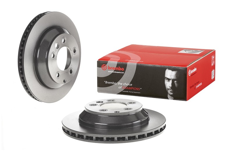 Brembo Rear Left or Right Brake Disc Rotor Pillar Vent 330mm For VW Porsche Audi