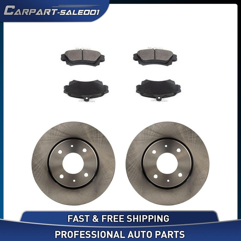 Front Disc Rotors Ceramic Brake Pads for Volvo V40 2000-2004