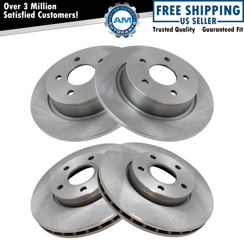 Brake Rotors Set Fits 2013-2018 Ford C-Max