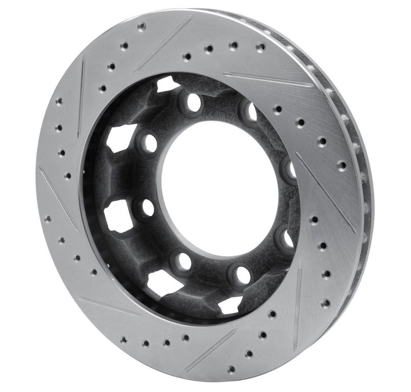 Dynamic Friction 631-40048R Front Right Drilled & Slotted Brake Rotor gallery