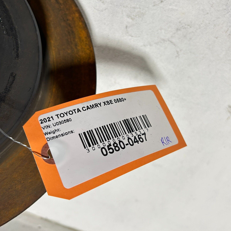 2018-2023 Toyota Camry Rear Right Or Left Brake Rotor Disc OEM 1 Pcs gallery
