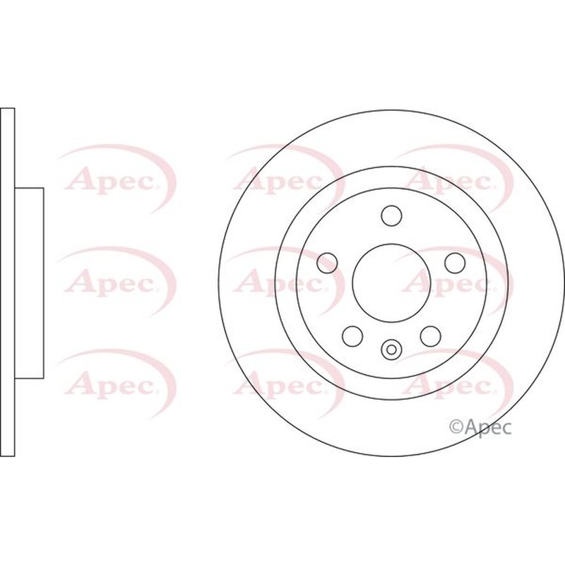 Apec Rear Brake Disc DSK3443 – OE High Quality Precision Engineered Part