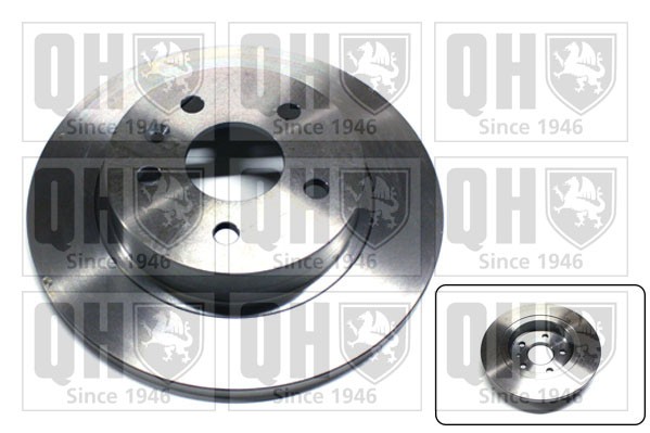 2x Brake Discs Pair Solid fits OPEL ASTRA J 1.6D Rear 13 to 20 268mm Set QH New gallery