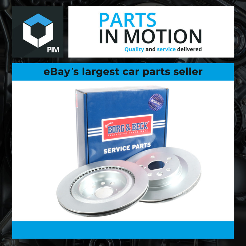 2x Brake Discs Pair Vented Rear 317mm BBD6358 Borg & Beck Set 4243178030 Quality