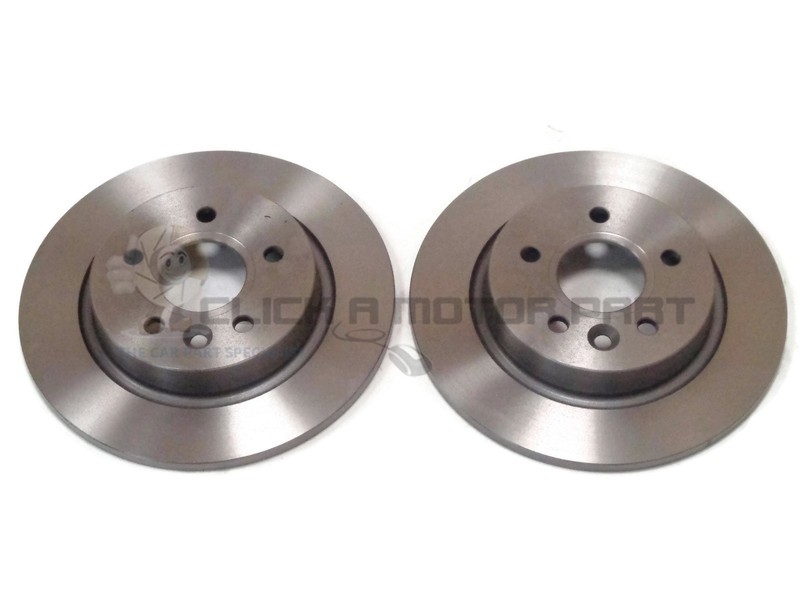 VOLVO V50 1.6 1.8 2.0 2.4 2.5 D3 D4 D5 T5 2004-2013 REAR 2 BRAKE DISCS SET NEW