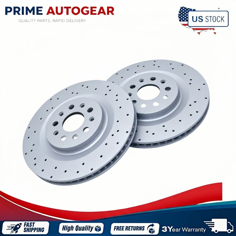 Heat Resist Rear 2PC Rotor 670035019 For Maserati Ghibli Quattroporte 17-21 gallery
