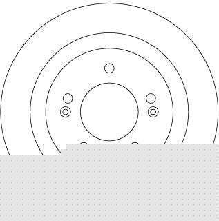 TRW DF6367 Brake Disc for Hyundai