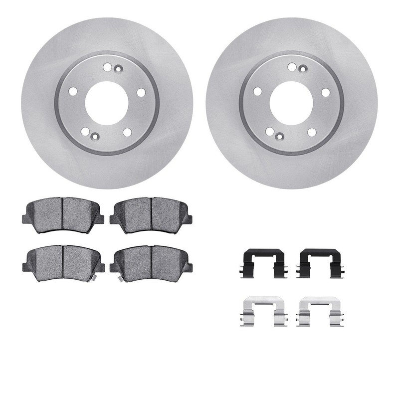 Dynamic Friction 6512-03339 Disc Brake Kit For Select 12-16 Hyundai Kia Models