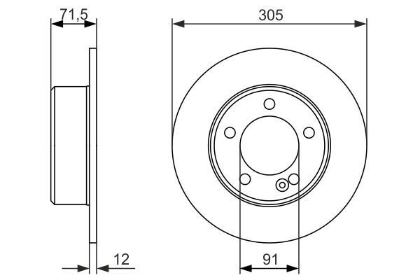 Brake Discs For Nissan INTERSTAR NV400 Vauxhall MOVANO 4320600Q0B , 0986479714 gallery