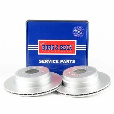 Borg & Beck BBD4726 Rear Brake Discs Pair 320mm Vented Fits Bmw X5 X6