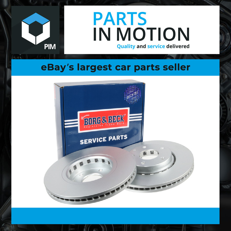 2x Brake Discs Pair Vented fits MAZDA CX5 2.2D Front 15 to 17 297mm Set B&B New
