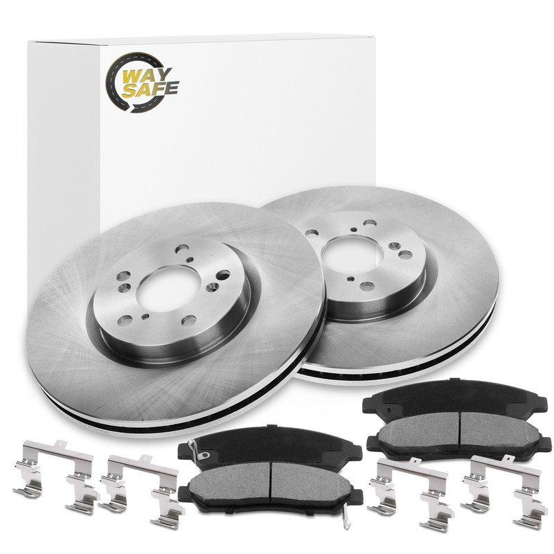 12.98" (330mm) Front Brake Pad and Rotor Kit for 2010-2013 Acura ZDX Honda Pilot gallery