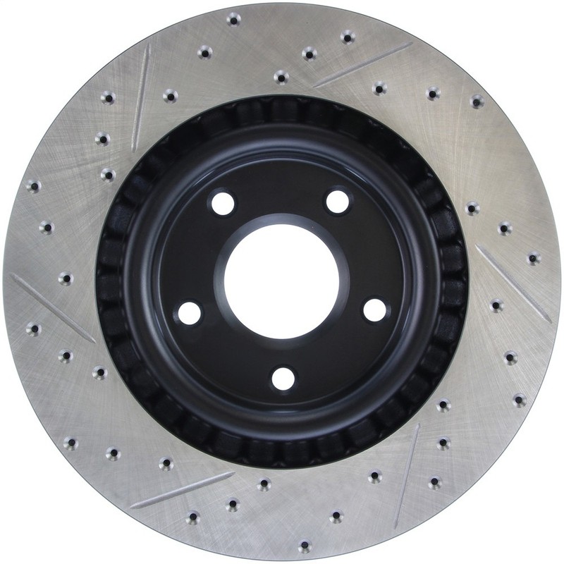 StopTech 127.62085L Front Left Drilled Brake Rotor for 05-13 Chevrolet Corvette gallery