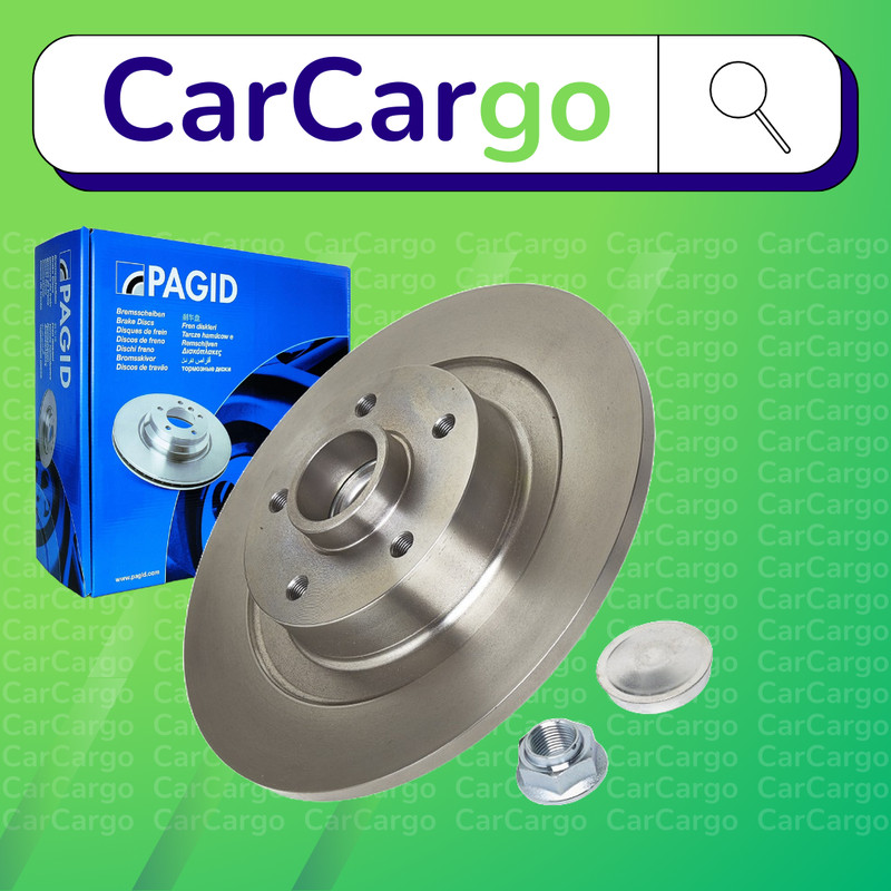 Pagid Solid Rear Brake Discs Pair Renault Latitude 2.0 dCi 150 2011-2024 300 mm