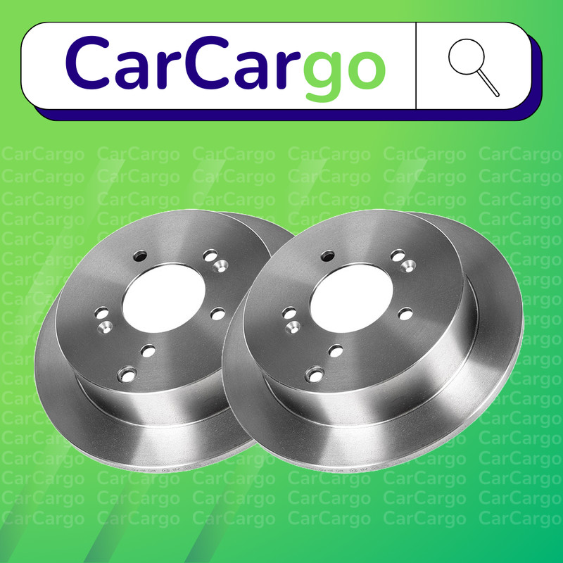 Premium Solid Rear Brake Discs Hyundai ix35 2.0 GDi 4WD 2013-2015 284 mm