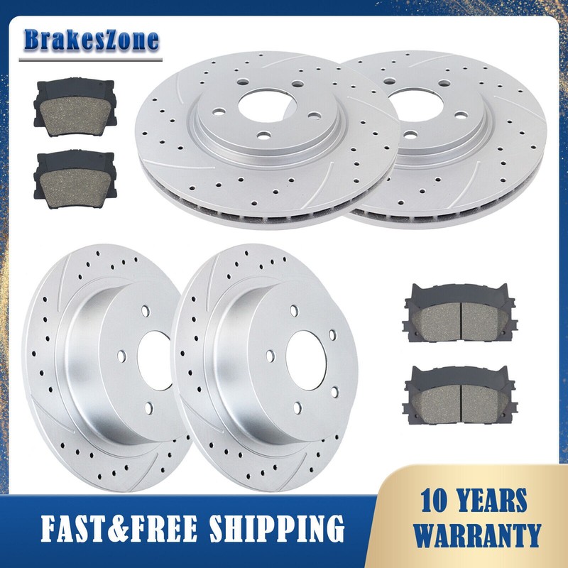 Front and Rear Brake Rotors Pads Kit for Chevrolet Malibu 2004-2012 Pontiac G6