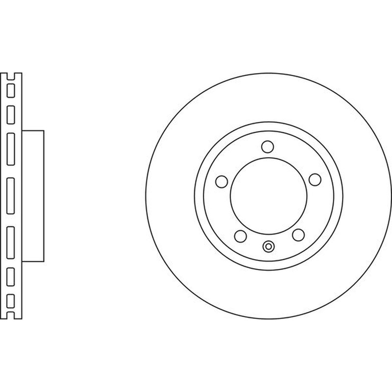 Apec Blue Brake Disc – Front SDK6786 Fits selected Chevrolet & Vauxhall/Opel