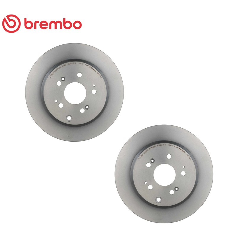 Brembo 08.D278.11 Rear Disc Brake Rotors for Acura MDX/Pilot (2-Pack)