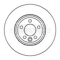 2x Brake Discs Pair Vented Front 284mm BBD4130 Borg & Beck Set 10002710 Quality gallery