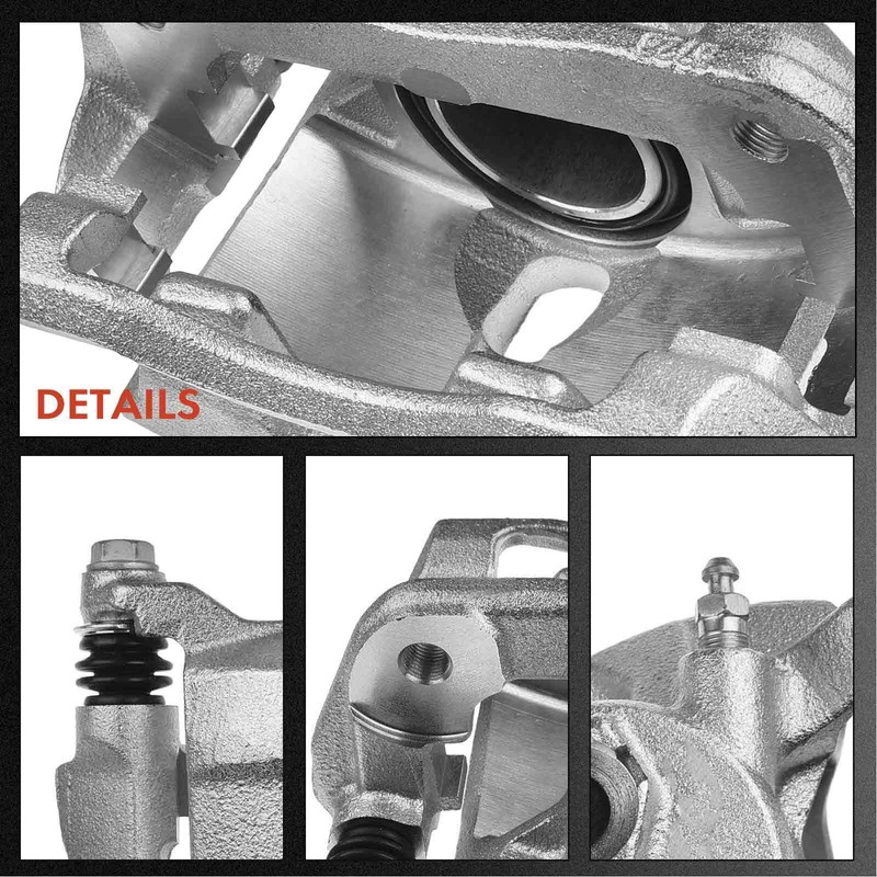 Drilled Brake Rotor & Pads + Brake Caliper for Acura TL 2004-2008 Front & Rear gallery