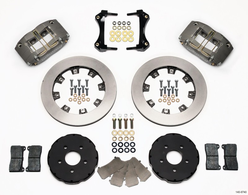 Wilwood 140-8740 DynaPro Front Big Brake Kit (Hat) 2002-2015 Mini Cooper 4 Pisto gallery