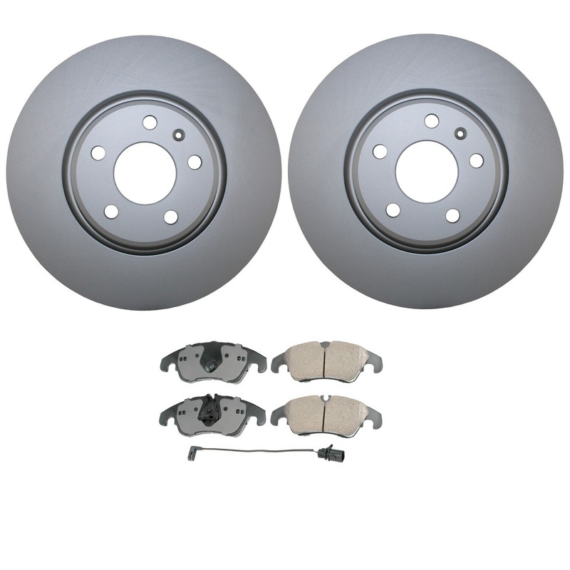 Front Brake Kit 320mm Disc Rotors Akebono Ceramic Pads For A4 A5 A6 Q allroad Q5 gallery