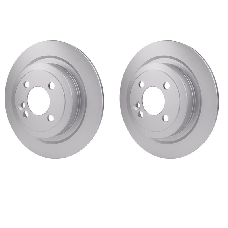 Hella Pair Set of Rear Solid 280mm Disc Brake Rotors For Cooper R55 R56 R57 R59