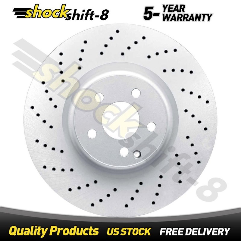 Front Disc Brake Rotors For 2003-2006 Mercedes-Benz CL55 AMG S55 AMG