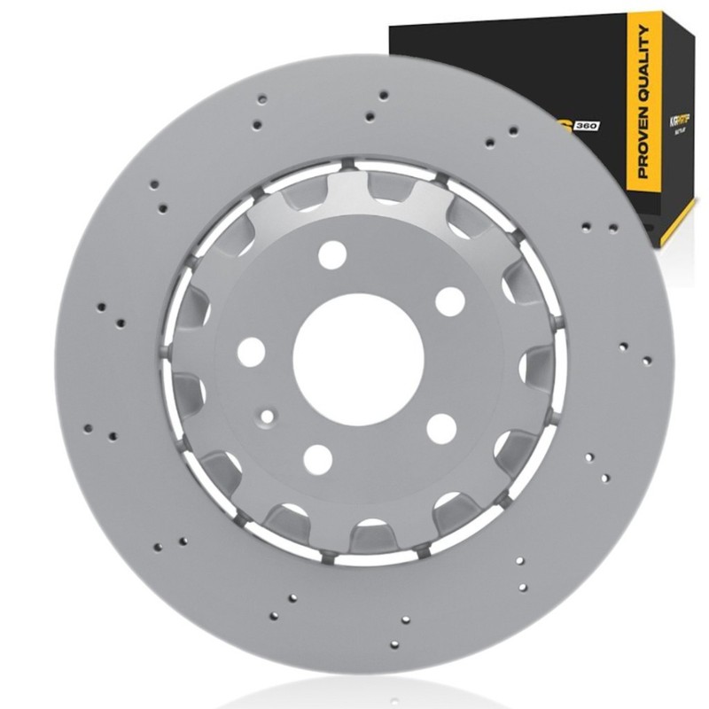 For Audi RS5 2018 2019 Brake Rotor | Coated | 20mm. / 0.79 in. Discard Thickness