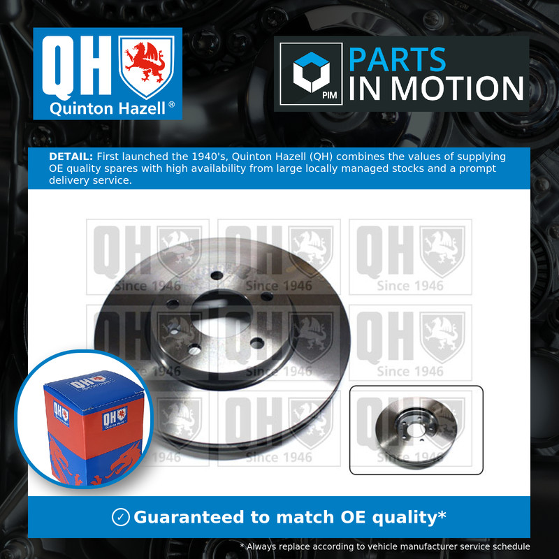 2x Brake Discs Pair Vented fits VAUXHALL INSIGNIA B 1.5D Front 2020 on F15DVH QH
