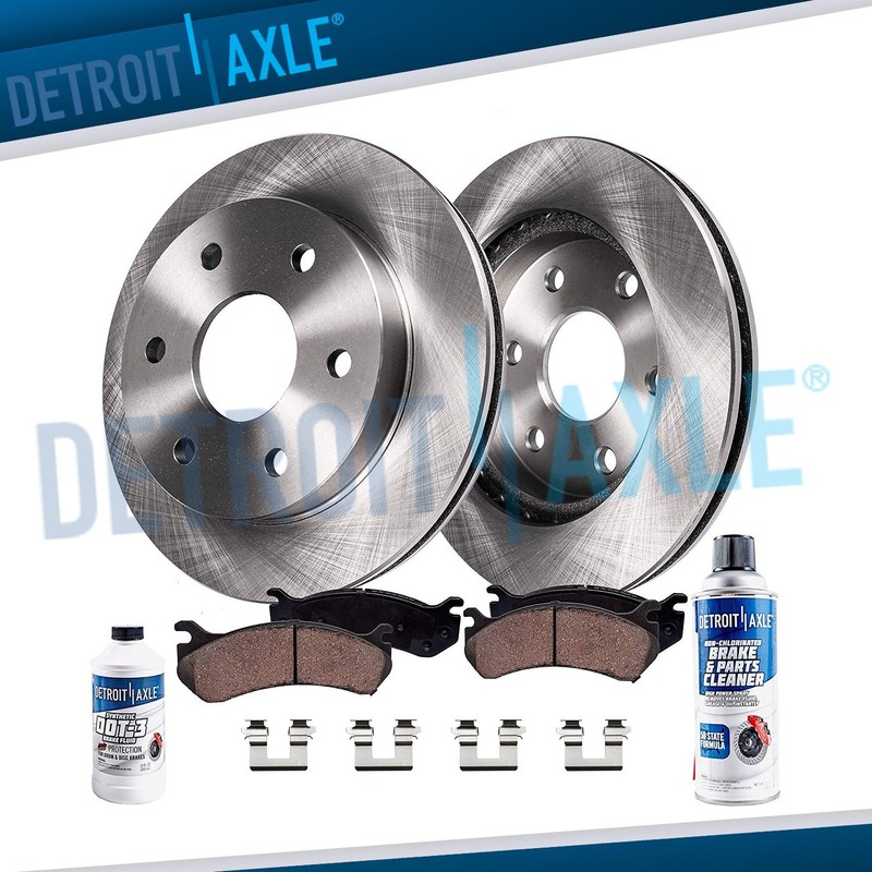 Rear Brake Rotors + Ceramic Pads for Chevy Uplander Relay Buick Terraza Brakes