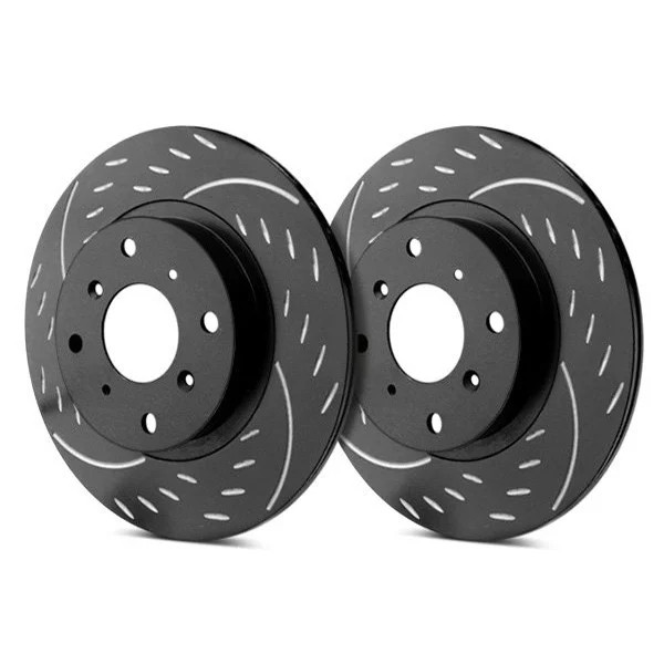 SP Performance Diamond Slot Dimpled & Slotted 1-Piece Brake Rotors
