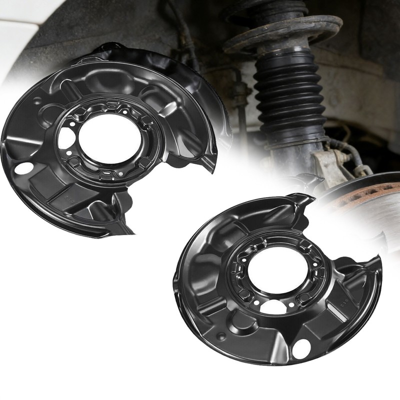 2x Anchor Plate Brake Disc Rear For Mercedes-Benz C-Class W203 S203 A203 NUE