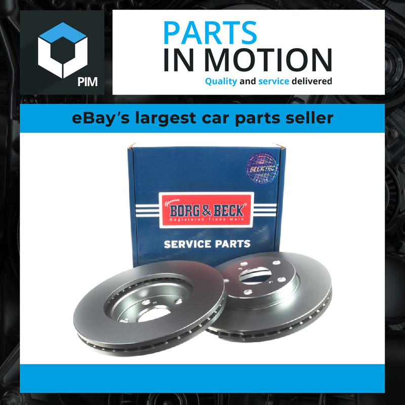 2x Brake Discs Pair Vented fits TOYOTA AURIS NDE180 1.4D Front 12 to 18 1ND-TV