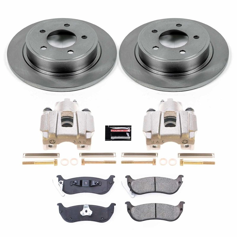 KCOE3020 Powerstop 2-Wheel Set Brake Kit With Calipers Rear for Pacifica 04-08 gallery