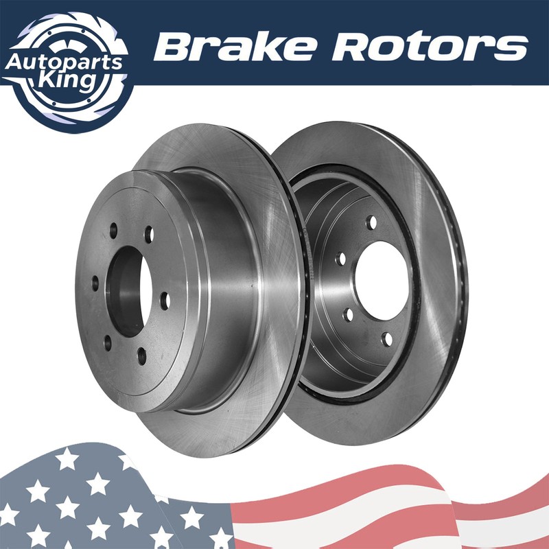 Rear Disc Brake Rotors for Ford F-150 2004-2011 Lincoln Mark LT 2006-2008 6-Lug