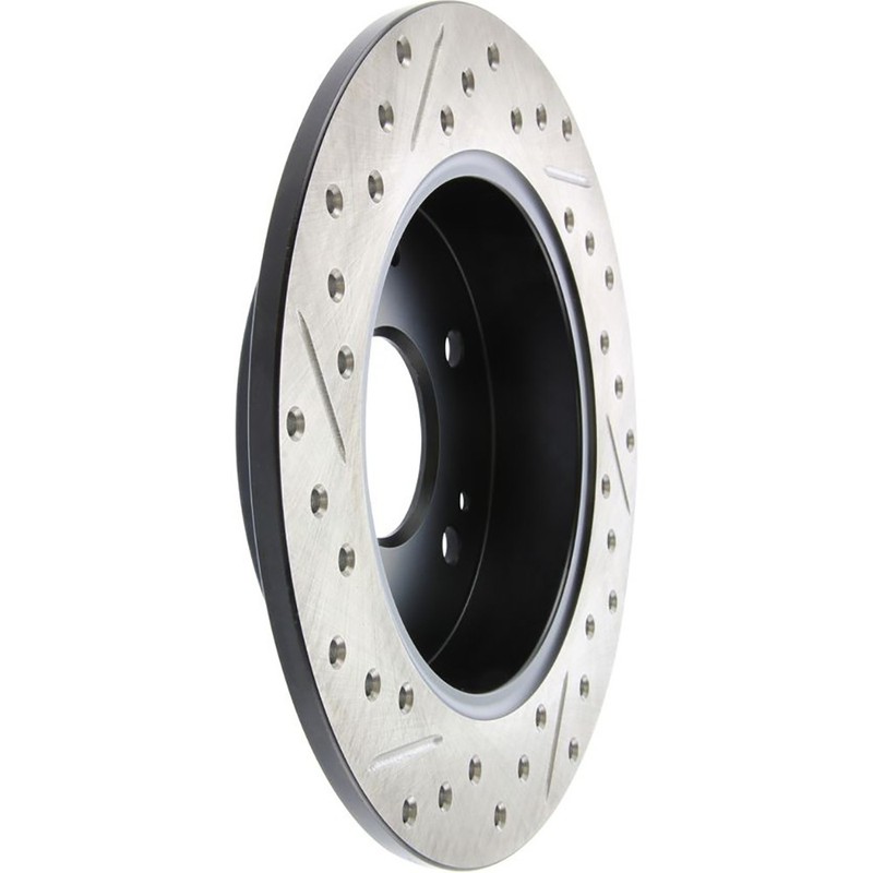 StopTech 127.40040L Rear Left Drilled Brake Rotor for 2006-11 CSX / 06-15 Civic gallery
