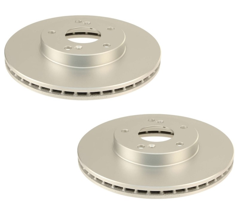 Bosch QuietCast Pair Set of 2 Front 282mm Disc Brake Rotors For ILX Accord Civic
