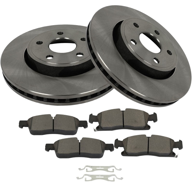 For 2018 Jeep Grand Cherokeewith 12.99 in.(330mm)Diameter Front Brake Pad&Rotor gallery