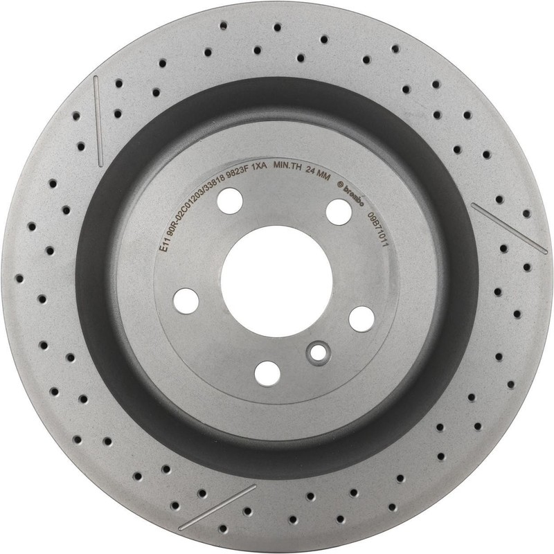 Brembo Rear Disc Brake Rotor FOR 2013-2016 Mercedes GL63 AMG
