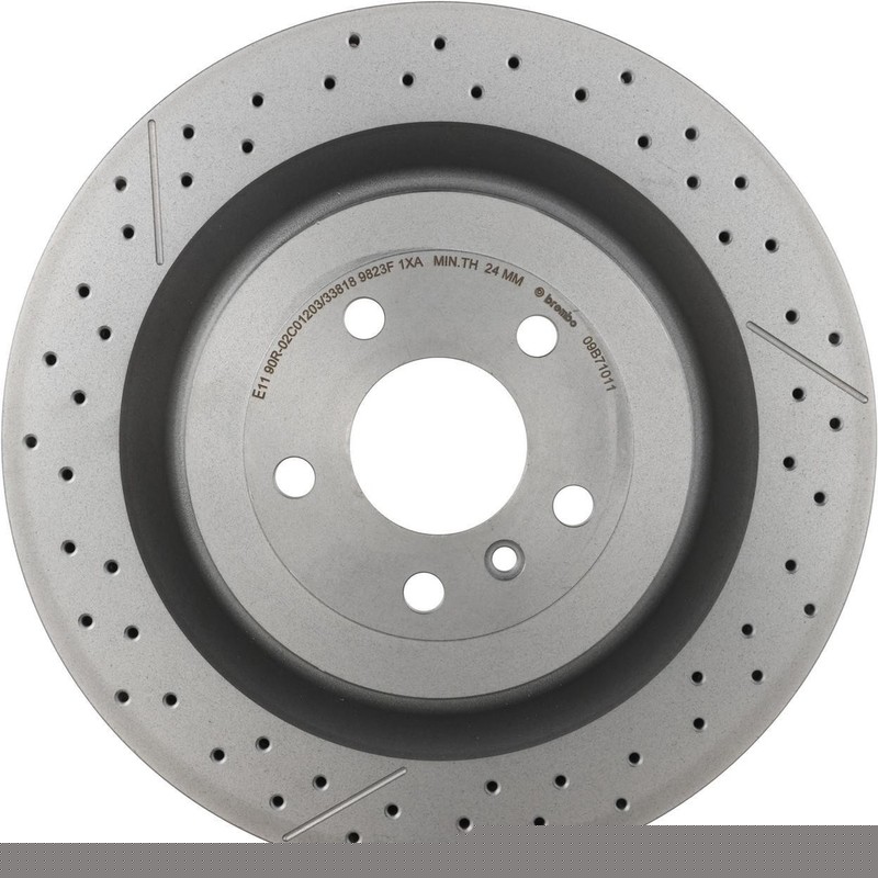 Brembo Rear Disc Brake Rotor FOR 2017-2019 Mercedes GLS63 AMG