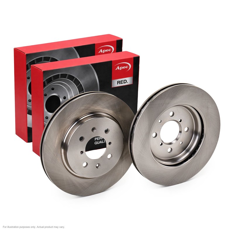 2X APEC Front Brake Discs for SUZUKI SWIFT III 2010-17 272mm Vented DSK3051
