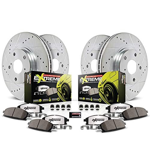 Powerstop Power Stop K4023 26 Front And Rear Z26 Carbon Fiber Brake Pads gallery