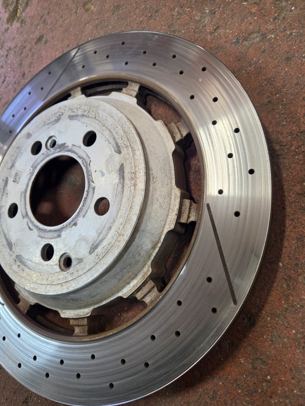 OEM Mercedes AMG GT GT S Rear Brake Rotors Pair A2224232012 Genuine OEM gallery