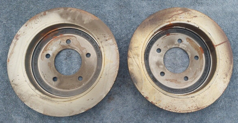 Rear Disc Brake Swap Kit Loaded Backing & Plates Rotors Ford F150 1997-2004 gallery