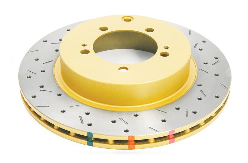 DBA for 03-05 Evo 8/9 Rear Drilled & Slotted 4000 Series Rotor