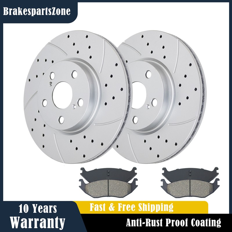 Front Brake Rotors Pads fit for Toyota RAV4 2006-2018 Scion tc 2011-2016 Brakes