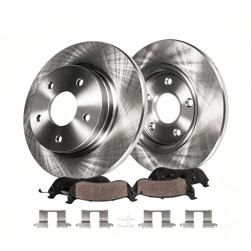 12.17” (309mm) Rear Brake Rotors Ceramic Pads for 2008-13 Toyota Highlander