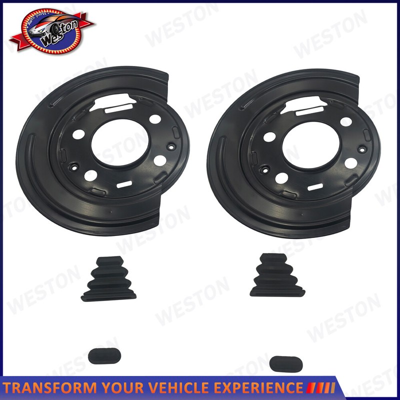 924-223 Brake Backing Plate Dust Shield x2 For 1999-2006 Chevy Avalanche Express