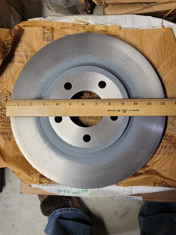 FORD OEM 05-14 Mustang Front Rotor 4R3Z-1125-BA